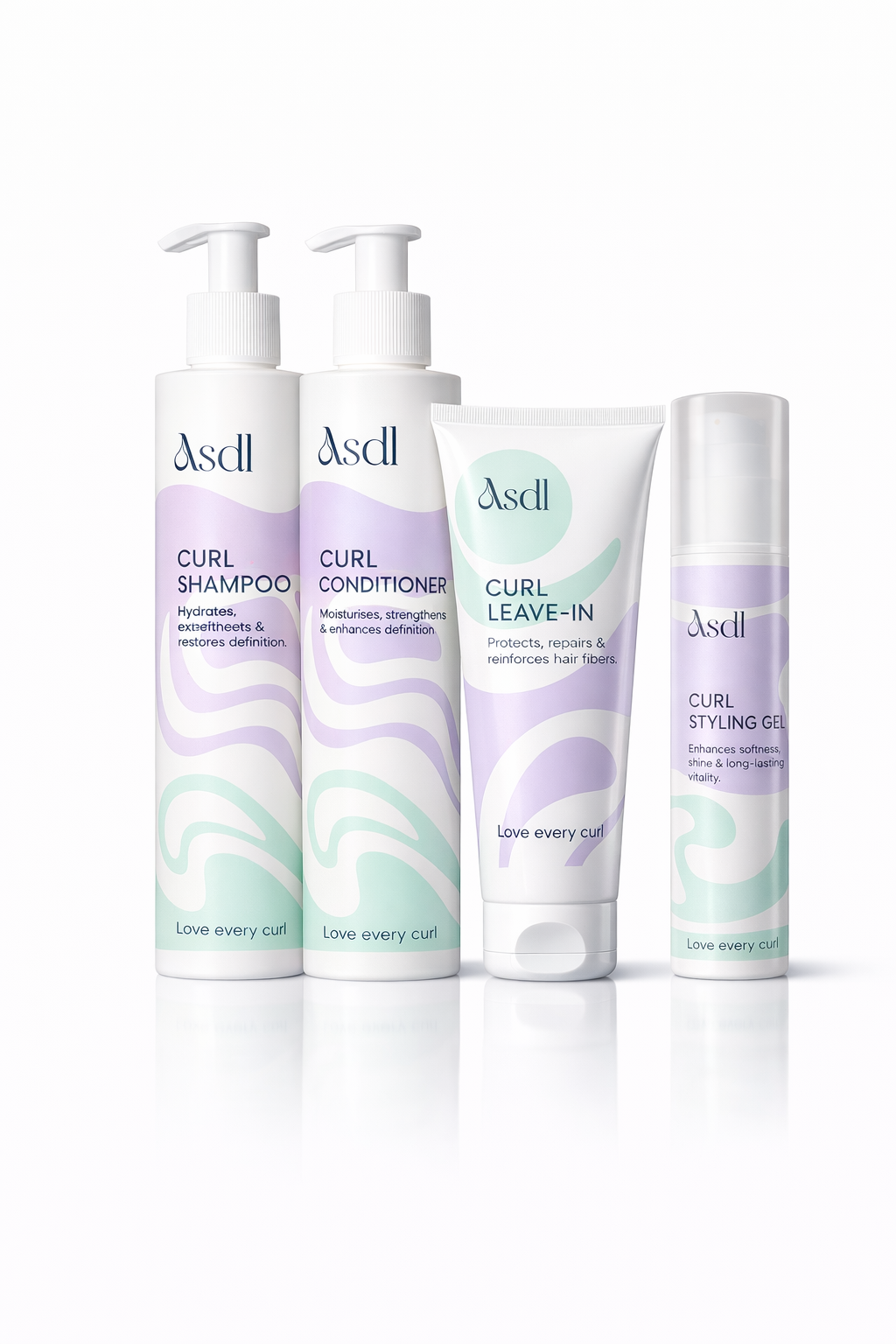 روتين أسدل الكامل- تنظيف وترطيب وتحديد